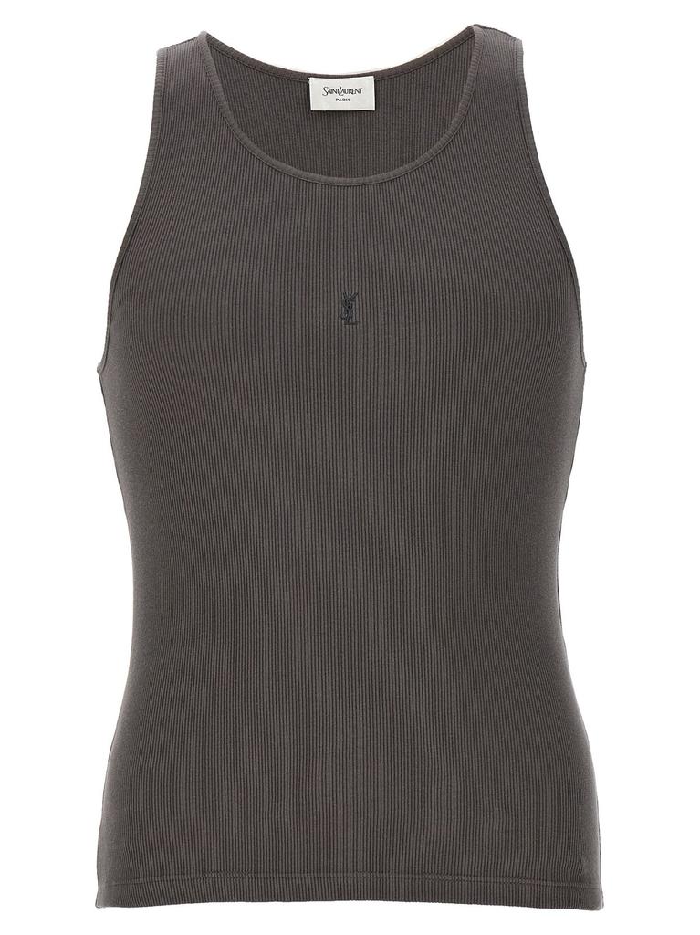 Tシャツ・カットソー SAINT LAURENT WOOL AND COTTON BLEND TANK TOP Yves Saint Laurent WOOL AND COTTON BLEND TANK TOP - Sleep