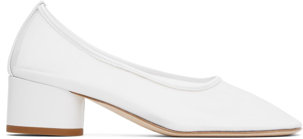 Dear Frances White Balla Pump Mesh Heels