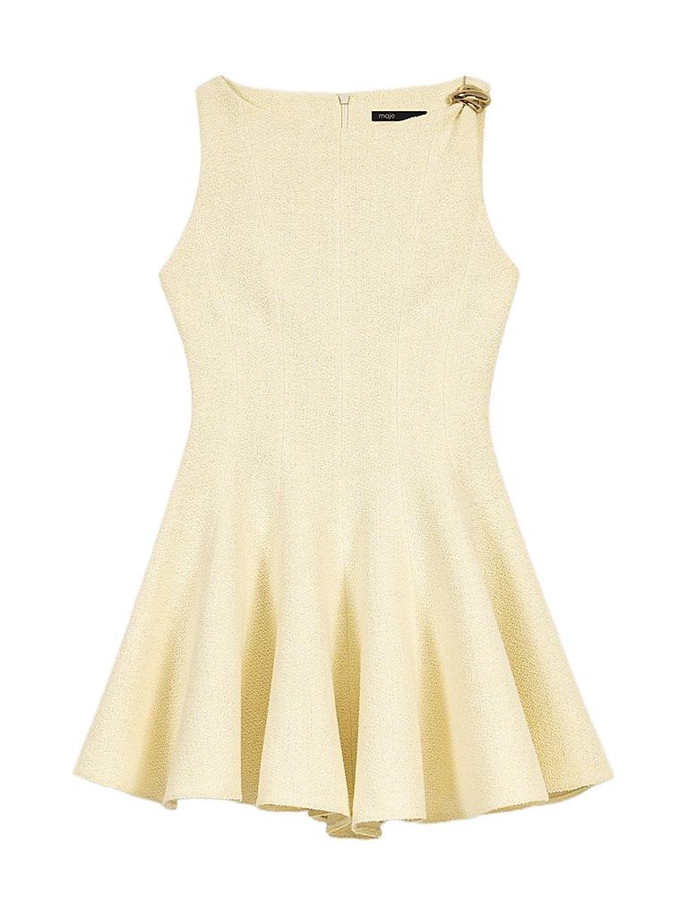 Alice + Olivia Isa Sleeveless Seamed Flare Mini Dress