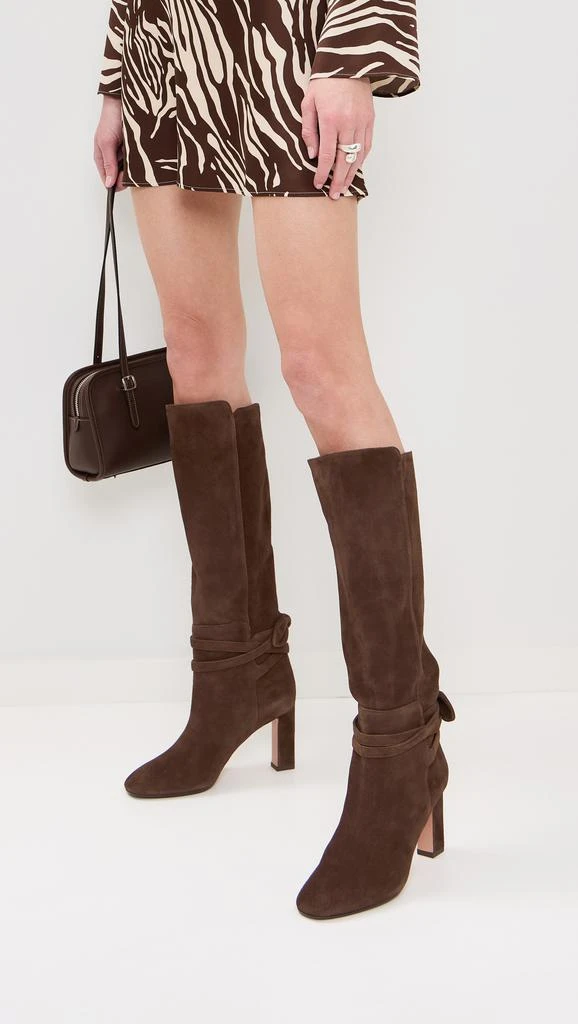 Aquazzura Very Bow Tie Boots 85mm 2