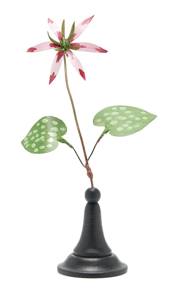 Erbavoglio Milano Erbavoglio Milano - Handcrafted Metal Dogtooth Violet Sculpture - Pink - Moda Operandi