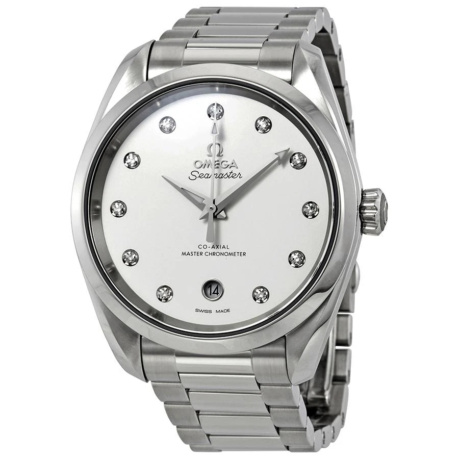 Omega Omega Seamaster Aqua Terra Automatic Diamond Silver Dial Ladies Watch 220.10.38.20.52.001