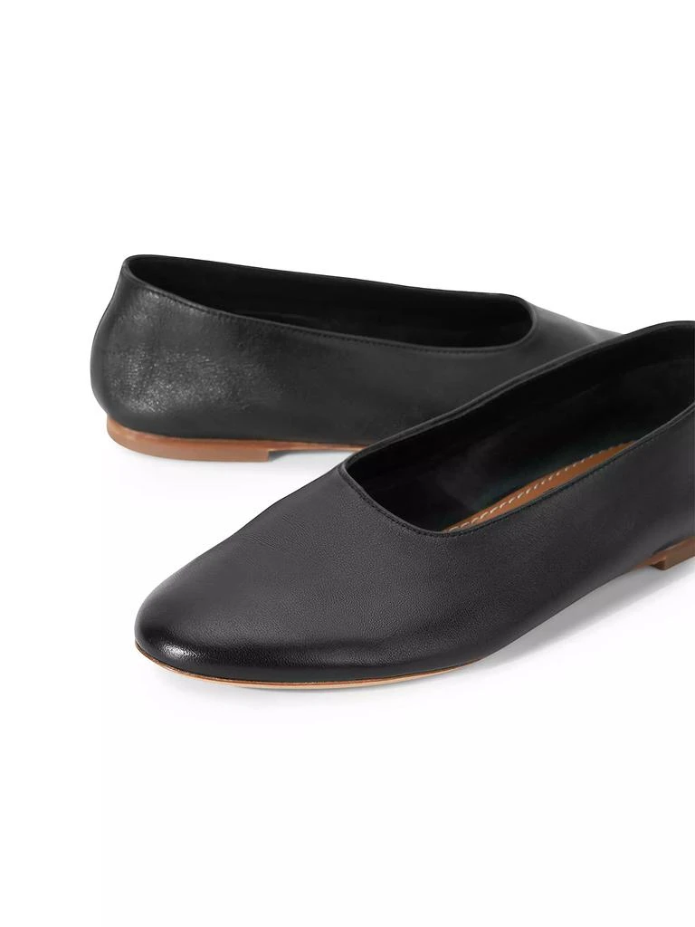 Staud Alba Leather Ballet Flats 2