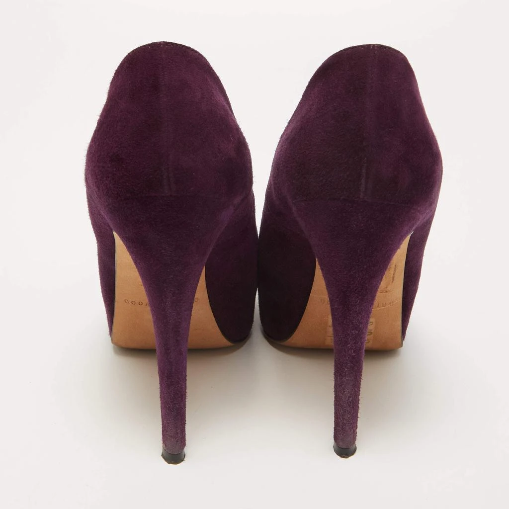 Brian Atwood Brian Atwood Purple Suede Maniac Platform Pumps Size 38.5 5