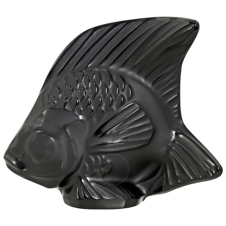 Lalique Black Crystal Fish 3000100 1