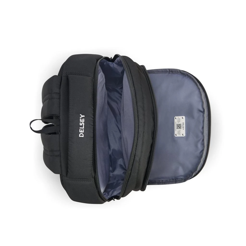 预计3周后发货 Delsey Paris Sac À Dos Souple Aviator - 21 L - 2 Compartiments - Element Backpacks - Noir 3