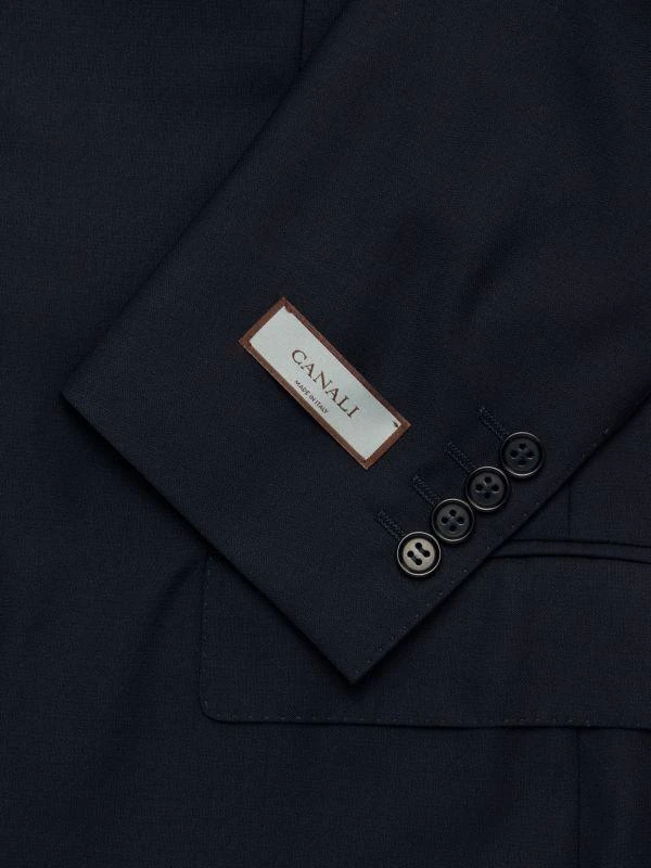 Canali Solid Wool Suit 3