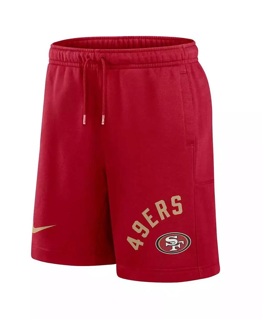 NIKE Men's Scarlet San Francisco 49ers Arched Kicker Shorts 2