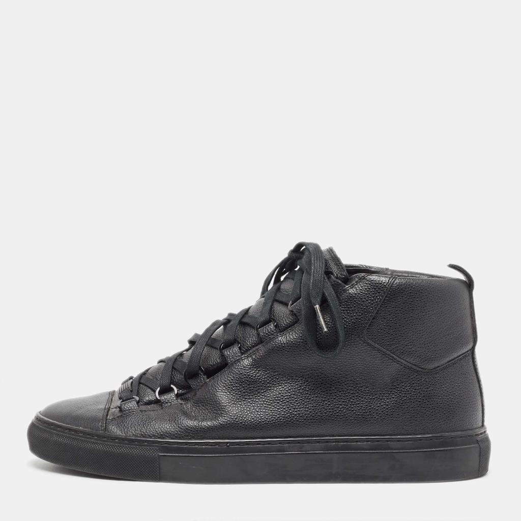 靴 BALENCIAGA Arena high Sneaker size 43 Balenciaga Black Leather Arena High Top Sneakers Size 43
