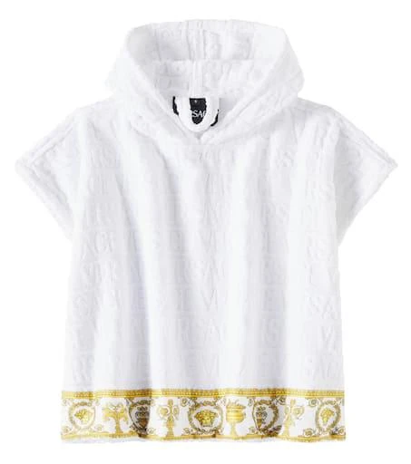 Versace Baby Versace Allover cotton terry poncho 1
