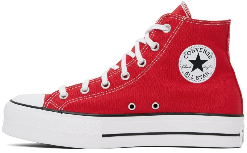 Converse Red Chuck Taylor All Star Lift Hi Sneakers 3