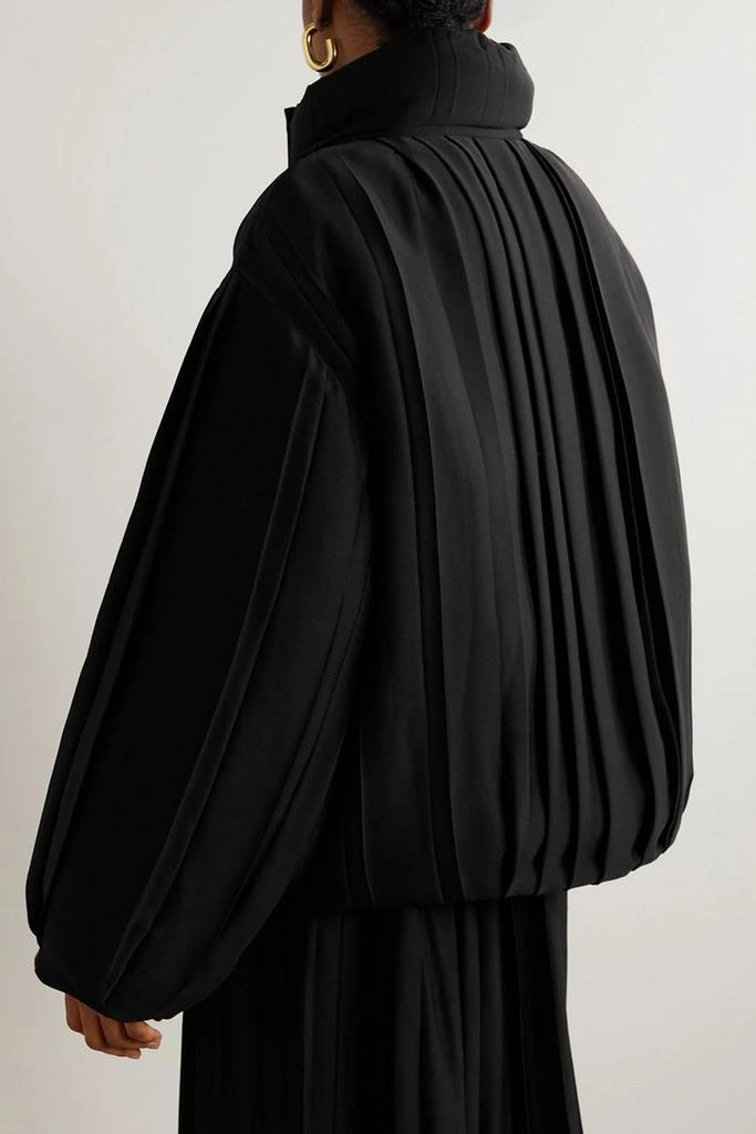 Joseph Hart oversized padded plissé-satin jacket 4