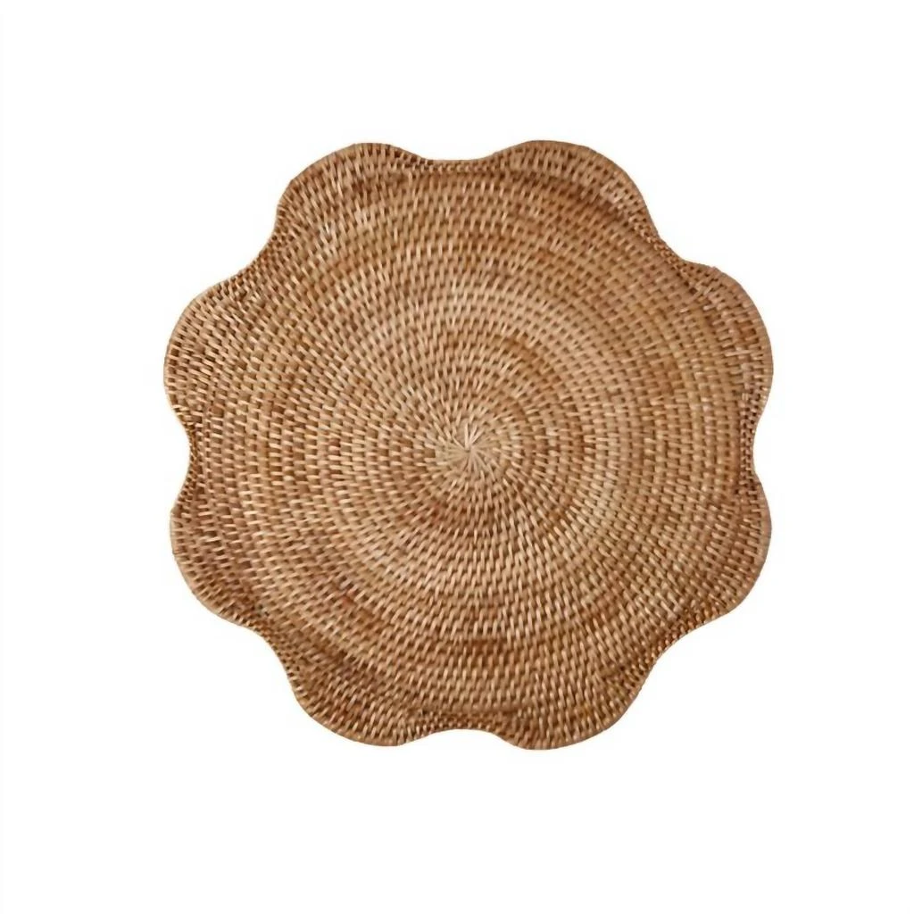 Rebecca Udall Rebecca Udall - Rattan Scalloped Placemat