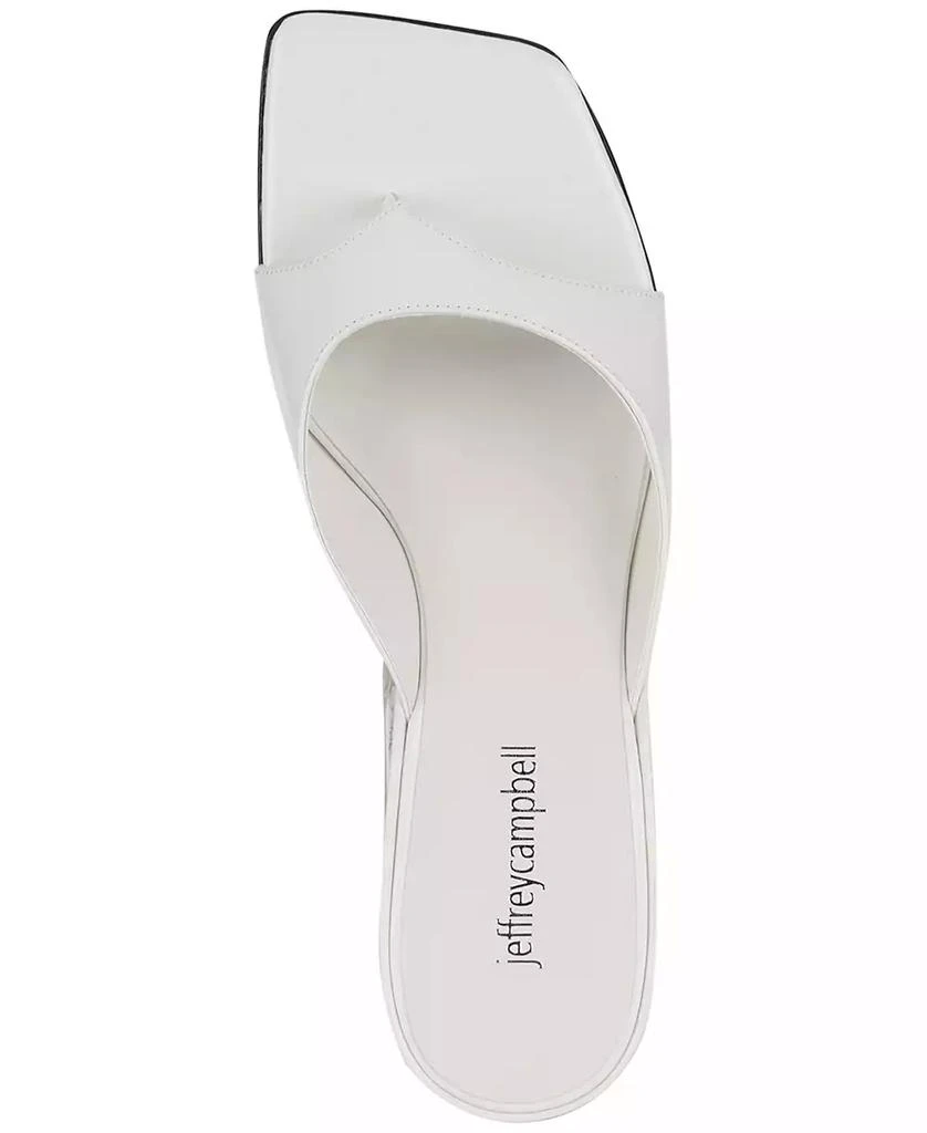 Jeffrey Campbell Honey-Bun Sculpted Demi-Wedge Sandals 4