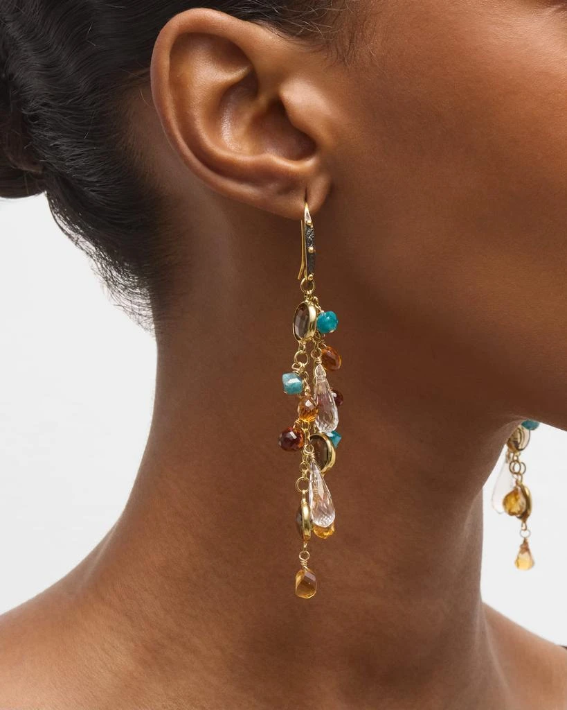 Devon Leigh Multi-Gemstone Cascading Earrings 2