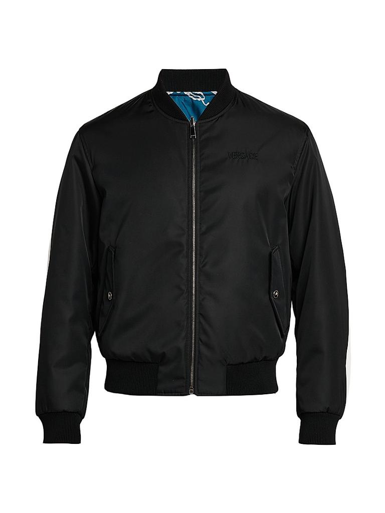 Versace Baroque Cloquet Zipped Bomber Jacket – On Sale Now with Up