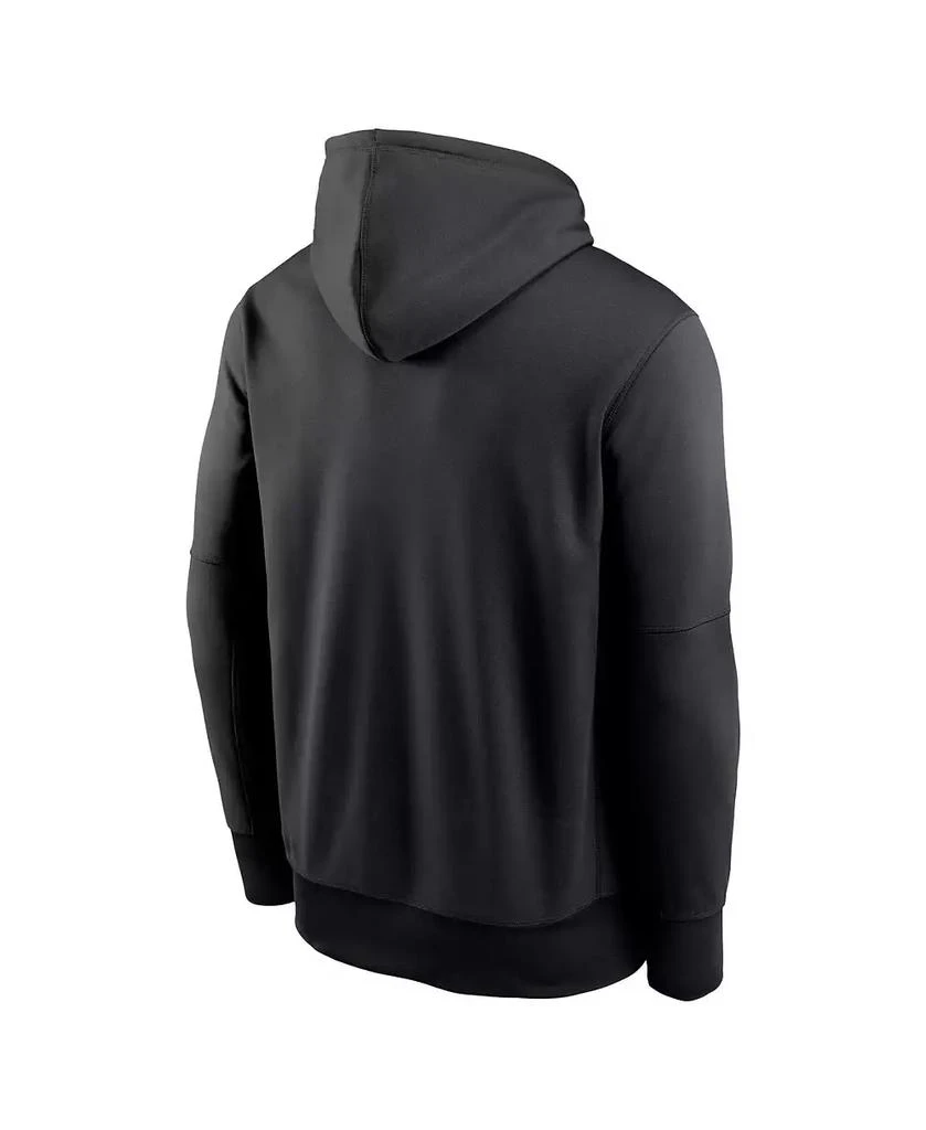 NIKE Men's Black Philadelphia Eagles Big Tall Performance Pullover Hoodie 2