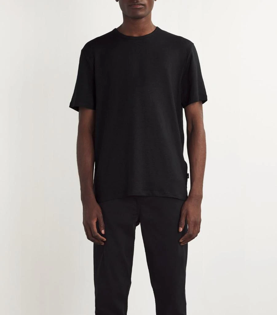 7 For All Mankind Linen-Blend T-Shirt 3