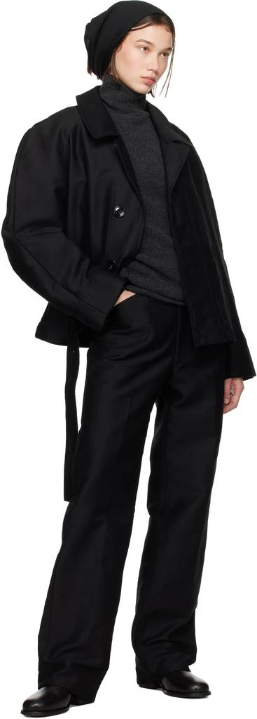 Lemaire Black Leather Chelsea Boots 5