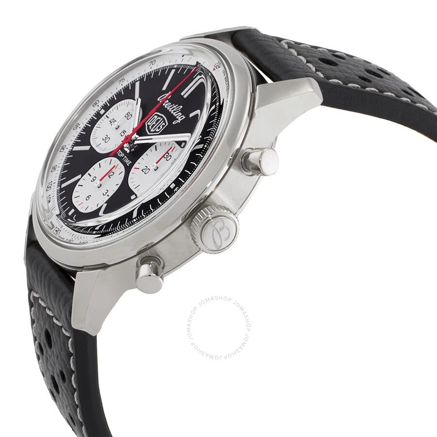 BREITLING Top Time B01 Deus Chronograph Automatic Chronometer Black Dial Men's Watch AB01765A1B1X1 2
