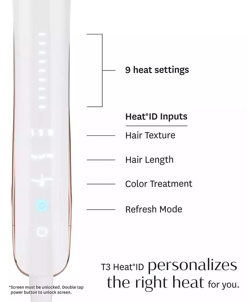 T3 Smooth Id 1" Flat Iron with Touch Interface 4