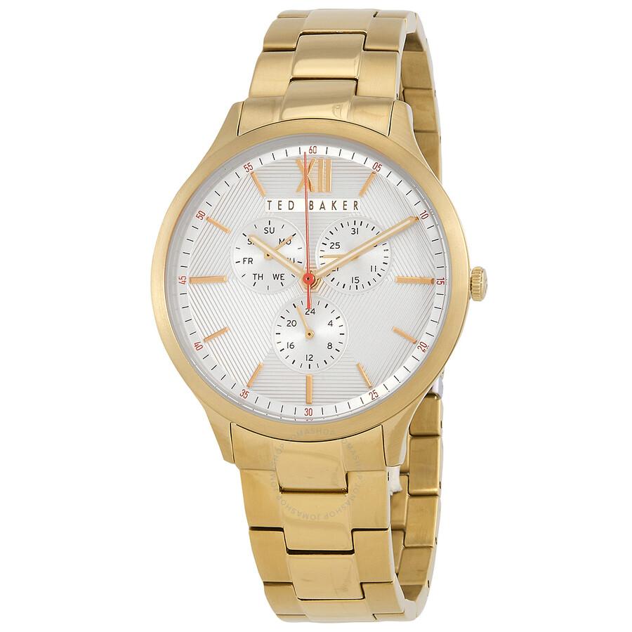 Ted Baker London Manhatt Multifunction Quartz White Dial Men's Watch BKPMHF018