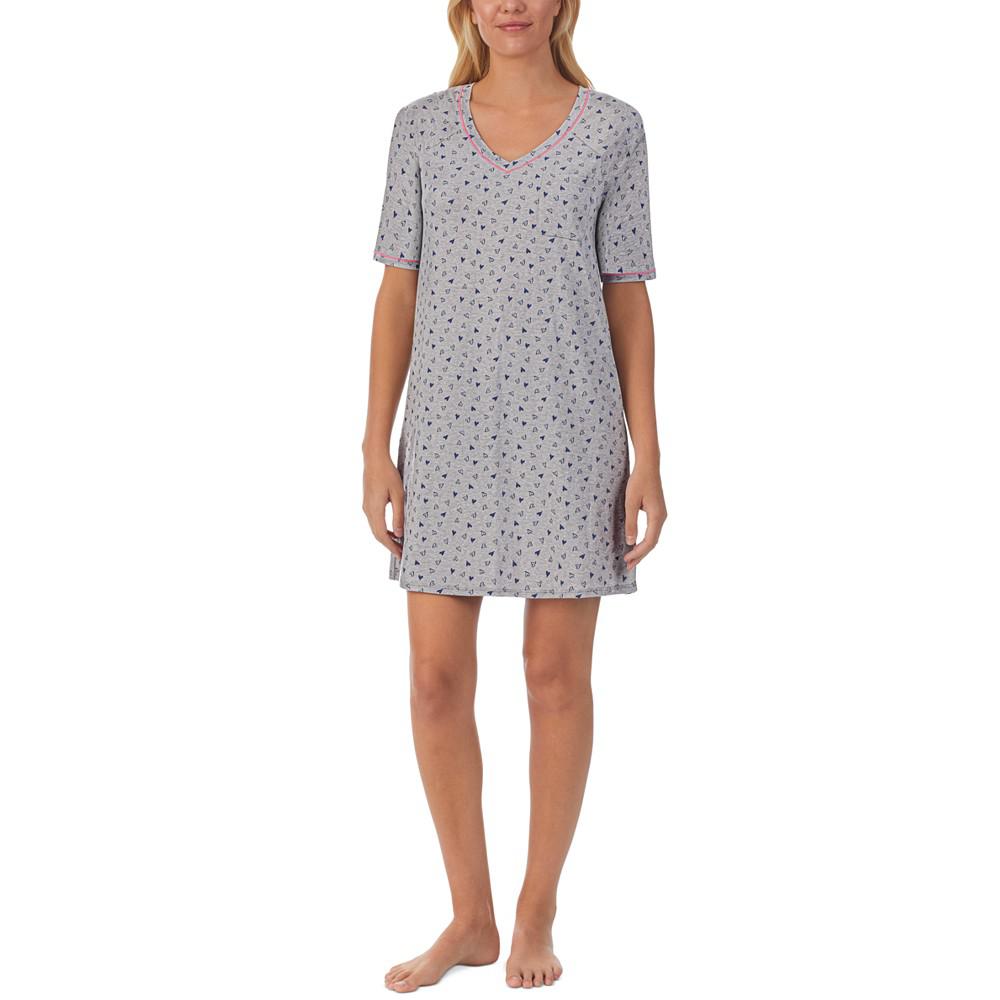 Cuddl Duds Elbow-Length Moisture Wicking Sleep T-Shirt