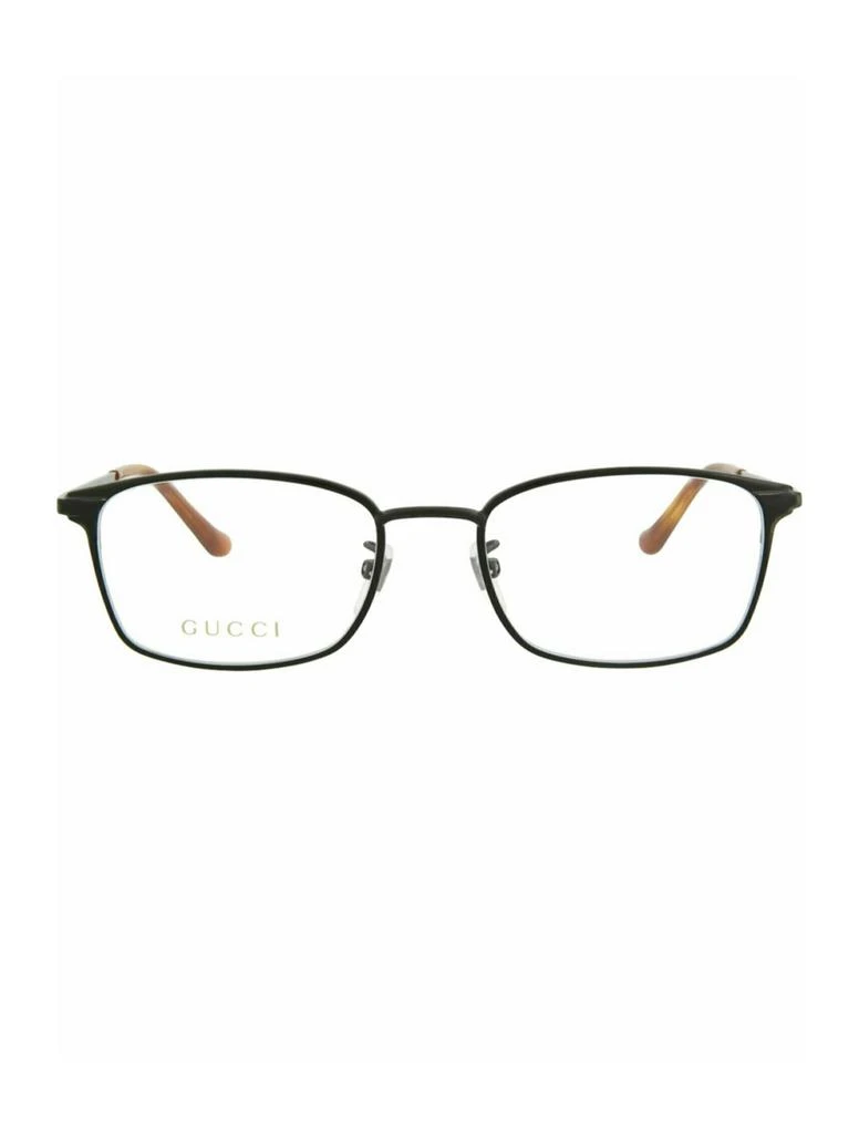 Gucci Square-Frame Metal Optical Frames 5