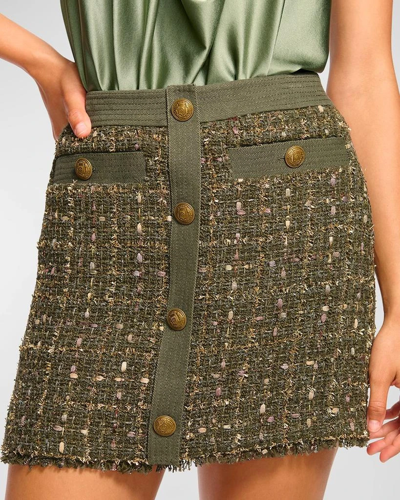 Ramy Brook Denver Tweed Mini Skirt 4