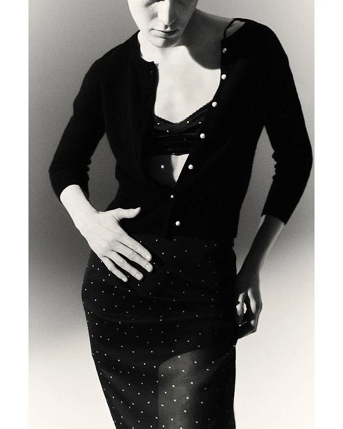 Vince Faux Pearl Button Cardigan 6