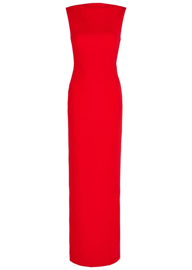 Imogen open-back crepe maxi dress  On Sale Now with Up to 70% Off |  Discover Exclusive Deals & Savings at BeyondStyle  Authentic SOLACE LONDON  womens/clothing/event dressing|seasonal  reductions|WOMENS|womens/clothing|aw25|womens/clothing/dresses/maxi ...