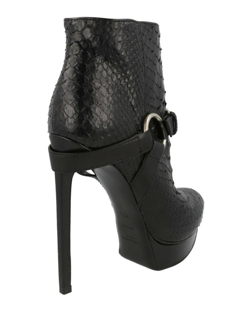 Yves Saint Laurent Janis Python Ankle Boots 3
