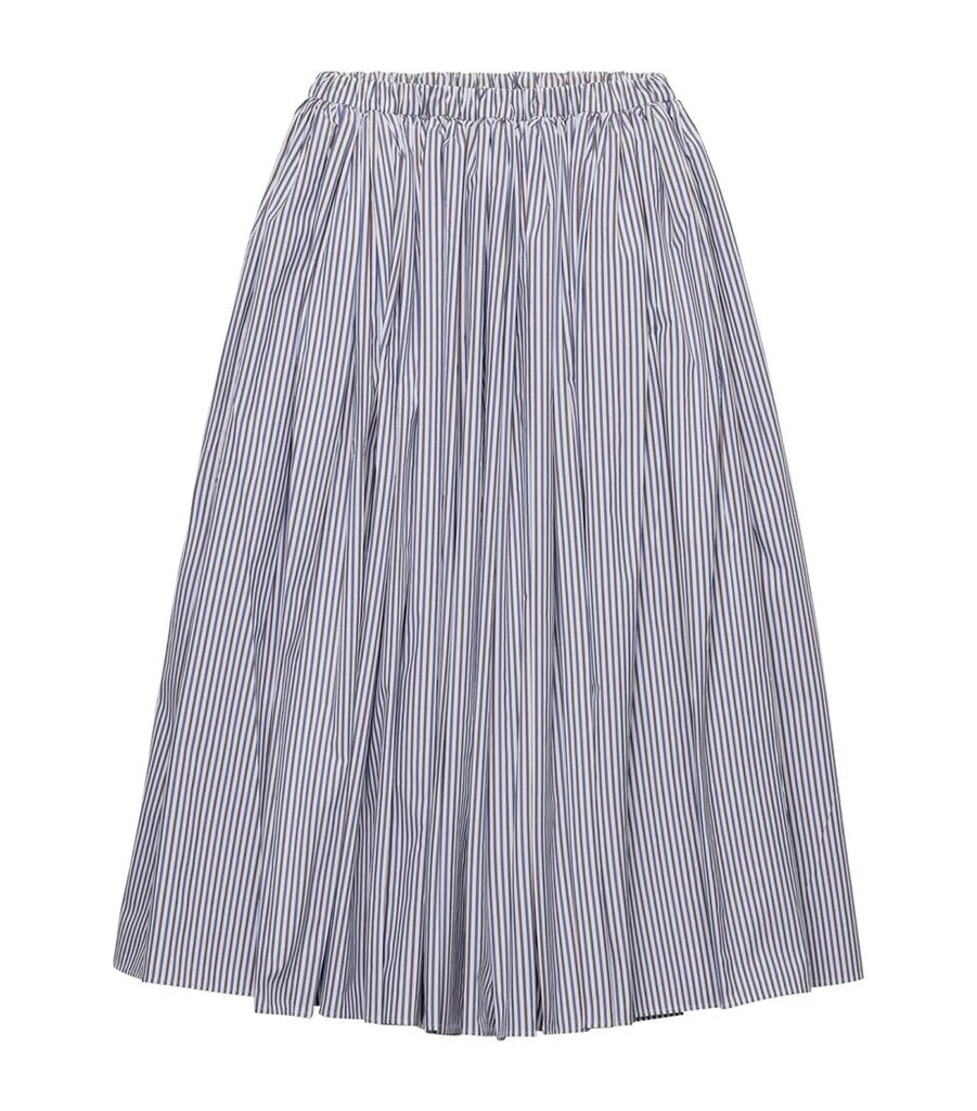 Prada Poplin Stripe Skirt 1