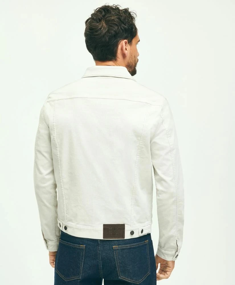 Brooks Brothers Medium Wale Corduroy Trucker Jacket 3