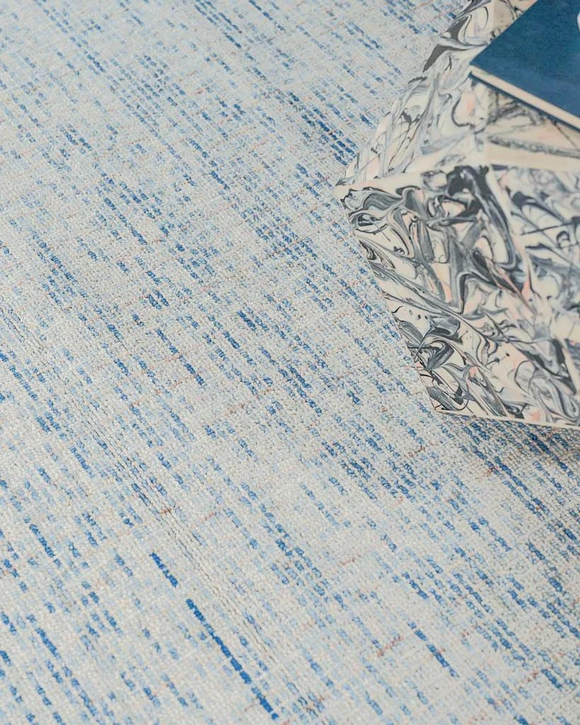 Exquisite Rugs Andora Hand-Tufted Blue/Ivory Rug, 9' x 12'' 6