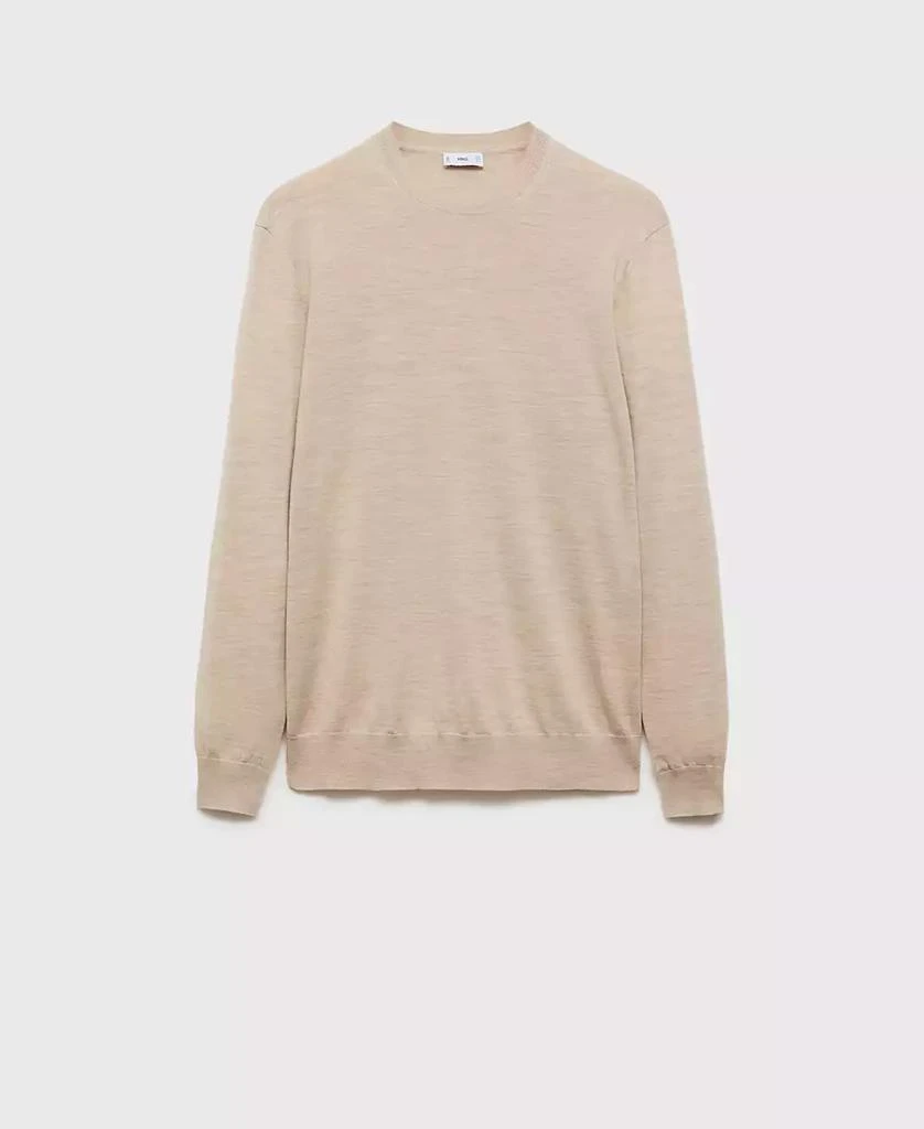 Mango Men's Slim-Fit Merino Wool Sweater 2