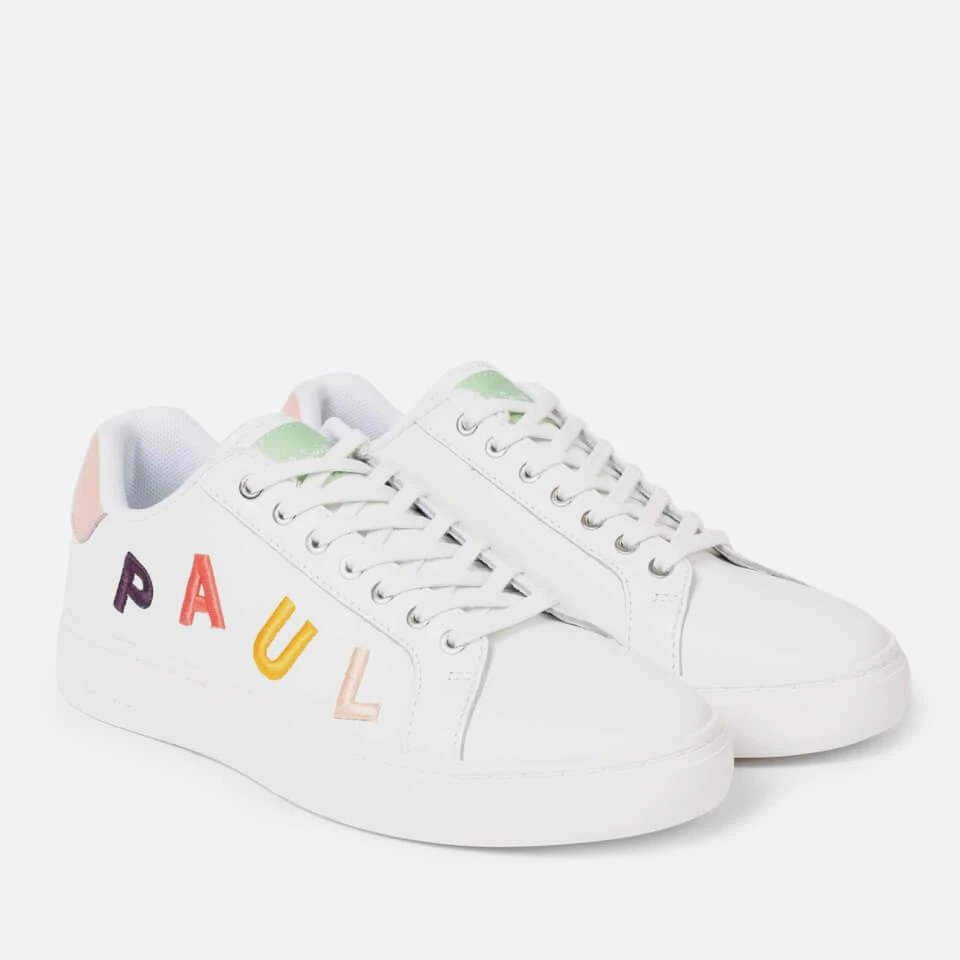 Paul Smith PAUL SMITH WOMEN'S LAPIN LETTERS LEATHER TRAINERS 5