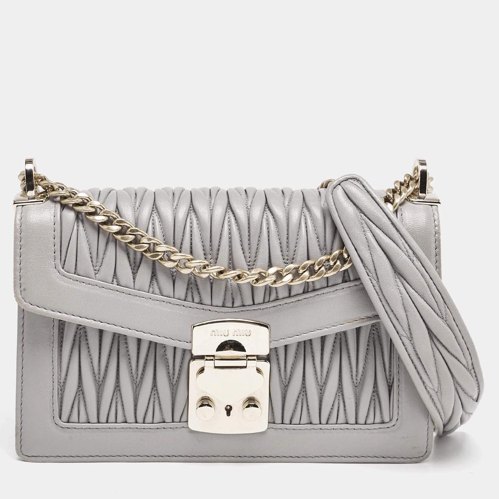 Miu Miu Miu Miu Leather crossbody bag - Crossbody Bags