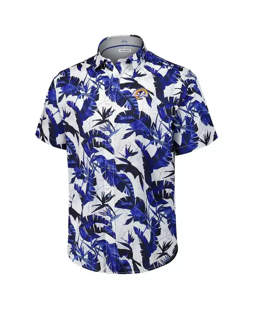 Tommy Bahama Men's Royal Los Angeles Rams Sunnyvale Blooms Camp Button-Up Shirt 2