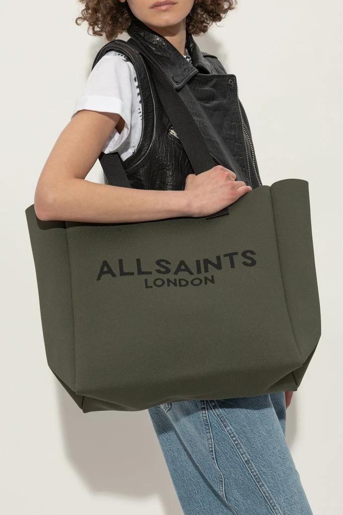 ALL SAINTS Allsaints Logo Canvas Tote Bag 2