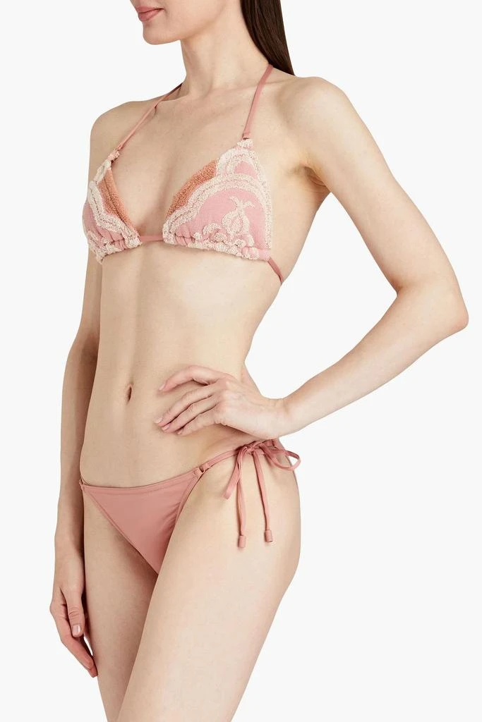 Zimmermann Printed terry halterneck bikini 2