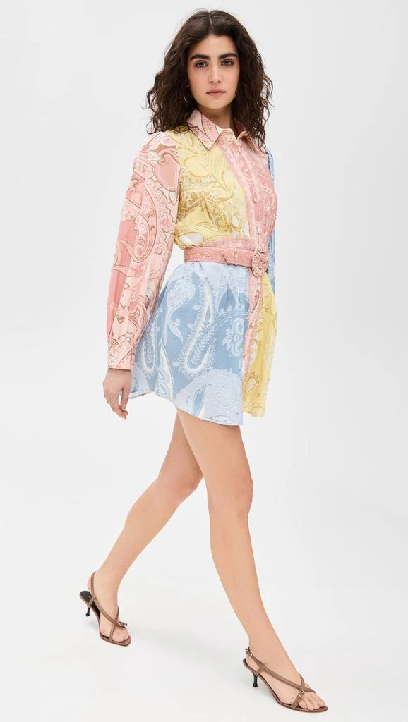 Hemant and Nandita Short Dress with Buckle Belt 4