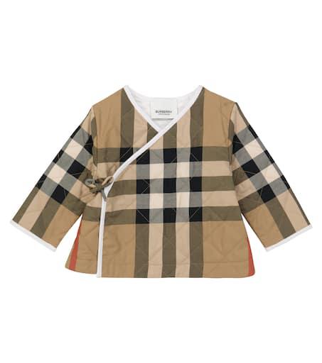 Burberry Kids Baby Vintage Check quilted jacket