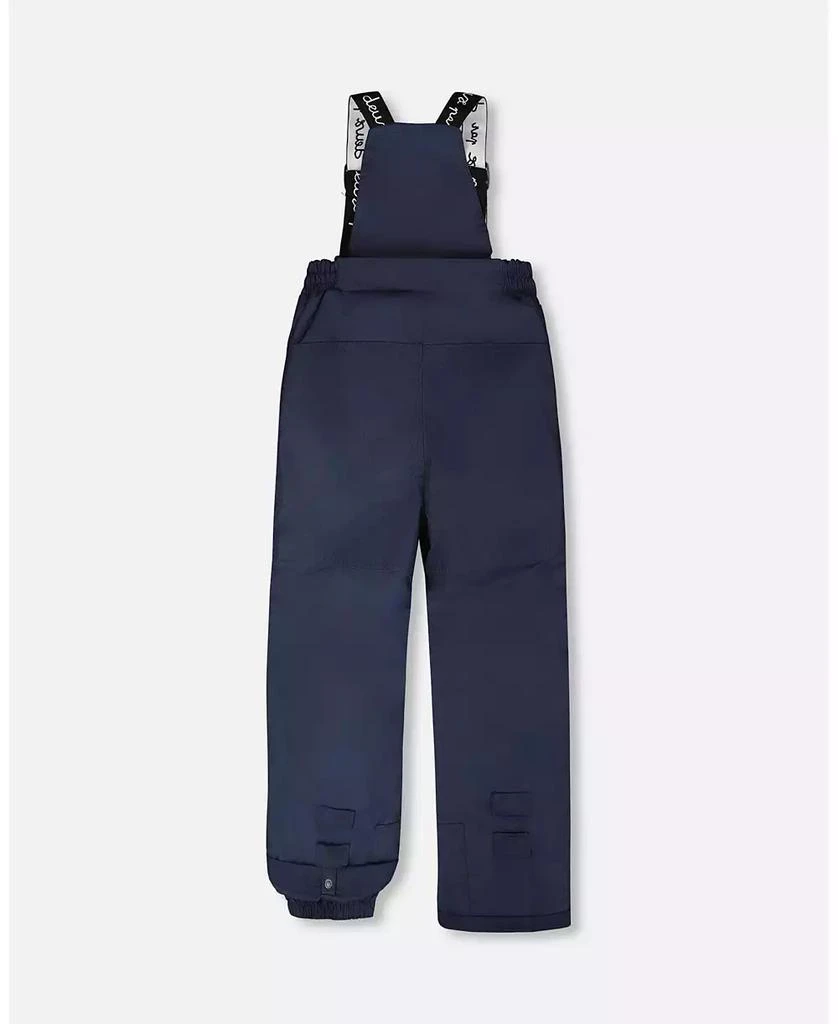 Deux par Deux Girl Two-Piece Play Snowsuit with Printed Jacket Navy Blue - Toddler|Child 5