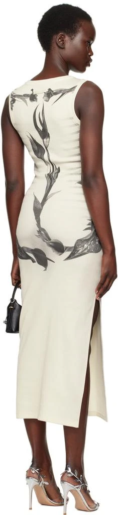 Jean Paul Gaultier Black & White 'The Flower Body Morphing Marinière' Maxi Dress 3