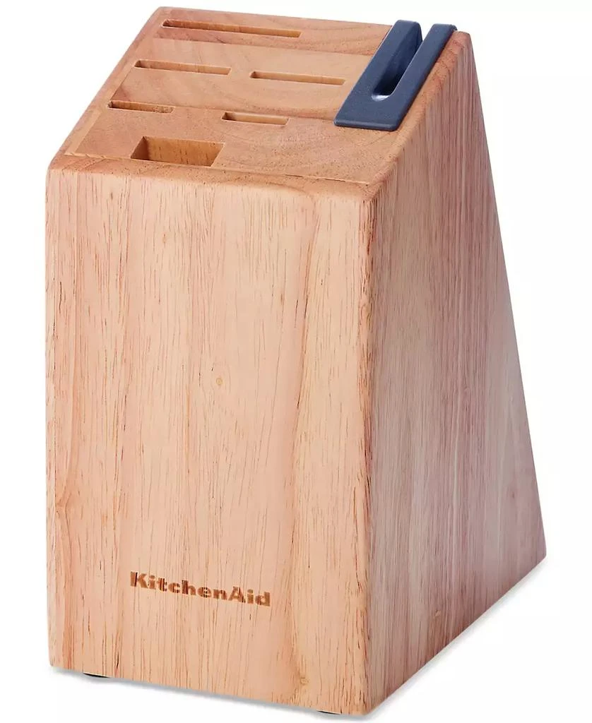 KitchenAid Classic 7-Pc. Japanese Steel Knife & Sharpener Block Set 2