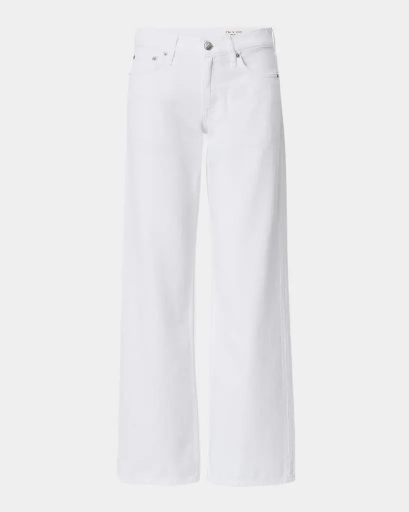 Rag & Bone Featherweight Cam Low-Rise Relaxed Straight Jeans