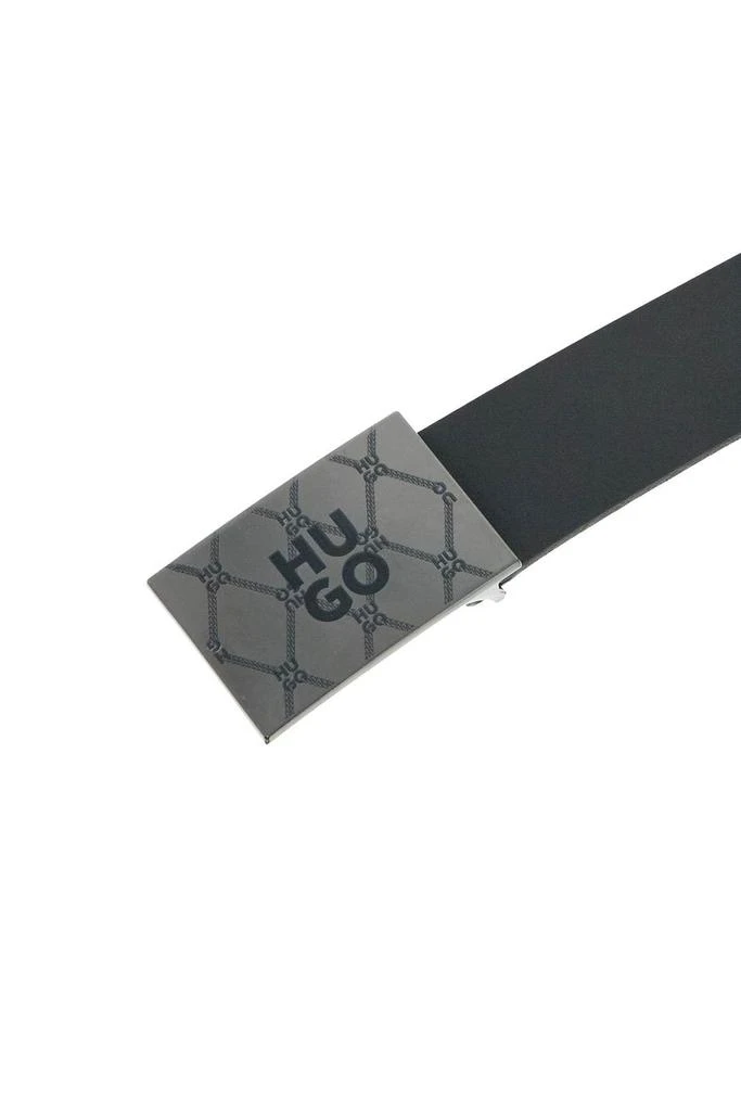 Hugo Boss Hugo Logo Plaque Buckle Belt 3