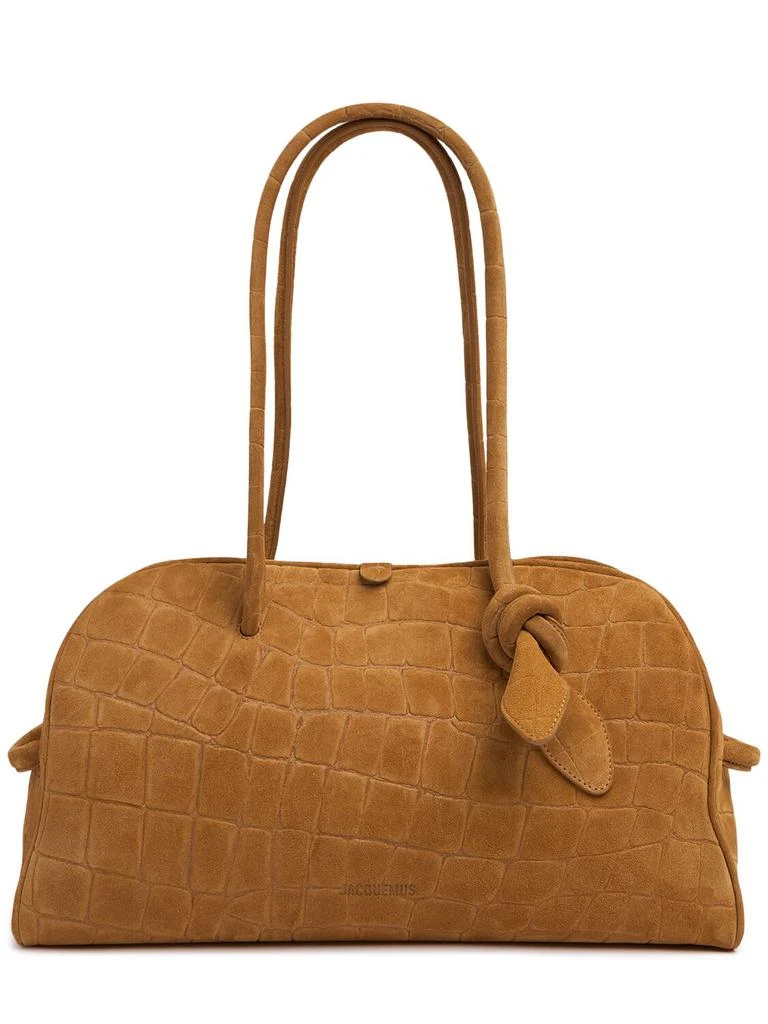 Jacquemus Le Turismo Croc Suede Shoulder Bag 1