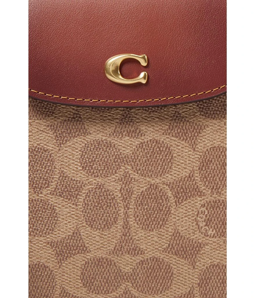 COACH Coated Canvas Signature Phone Crossbody 4